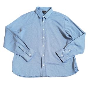 Jachs New York Classic Fit Men's Dress Shirt Size 2XL Blue New
